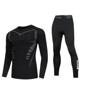 <span class=keywords><strong>Collant</strong></span> intimo termico da <span class=keywords><strong>uomo</strong></span> abbigliamento sportivo a compressione abbigliamento da corsa per l'alpinismo invernale con fodera in pile - Product Image 5