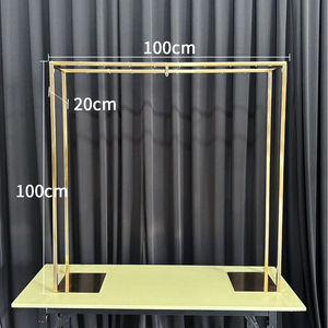 Support de fleur de lustre de fer pour des décorations de mariage et de partie présentoir de guide de route en forme de numéro dans l'emballage de boîte - Product Image 5