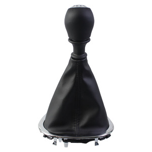 Renault Trafic 3ii Vivar Gear <b>Shift</b> <b>Knob</b> Black Leather Ergonomic 2014-2023 Manual Transmission Lever Head - Product Image 2