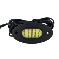 Kingshowstar 108LED Feux de roche blancs purs pour camion, nouveau type de feux de roche LED 12V