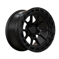 Nouvelles jantes HZR concaves en alliage d'aluminium forgé Beadlock 5x115 30mm ET Gris Anthracite Finition Usinée Adaptation Universelle pour Drag Racing