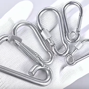 Attache rapide à verrouillage <span class=keywords><strong>de</strong></span> sécurité, <span class=keywords><strong>crochet</strong></span> à œil sécurisé remplace les anneaux fendus fragiles pour empêcher la libération accidentelle d'objets précieux - Product Image 2