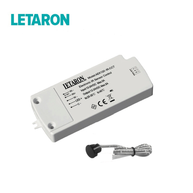 Custom CCT IR Sensor Control Dimmer Switch With CE Certification 12V 60W Output CCT IR Sensor Switch