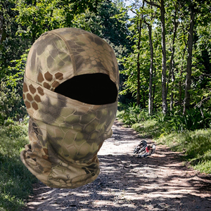 Cagoule de ski respirante en maille camouflage intégrale pour casque de moto, cyclisme et sports de plein air, avec logo personnalisé - Product Image 3