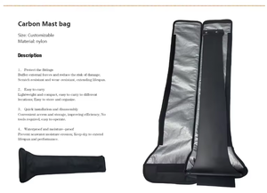 Funda Protectora de Secado Rápido Personalizada para Tabla de Foil/Foilboard/Alerón Delantero/Mástil/Fuselaje/Alerón Trasero, para Surf, Kiteboard, Hydrofoil - Product Image 4