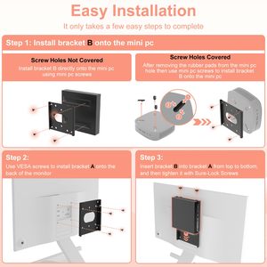 Soporte de liberación rápida para <span class=keywords><strong>HP</strong></span> Mini PC Wall VESA y debajo del escritorio Montaje de liberación rápida para <span class=keywords><strong>HP</strong></span> EliteDesk 800 805 705 <span class=keywords><strong>HP</strong></span> <span class=keywords><strong>ProDesk</strong></span> - Product Image 6