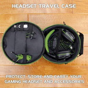 Étui pour casque Portable étui de casque de jeu universel Compatible avec le sac de transport de stockage d'accessoires de jeu Beats <span class=keywords><strong>Bose</strong></span> - Product Image 2