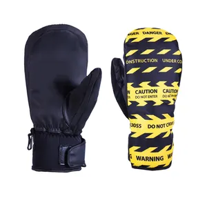 Новый дизайн на заказ, зимние лыжные перчатки для снега, сноуборда, перчатки для улицы, катания на лыжах, снегохода, спорта