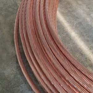 24 AWG 99% Cu Non-Alloy Red Copper Cable <b>Magnet</b> Wire <b>Strip</b> Enameled Clad Steel 1.0 lb 0.0221" Diameter Cutting Electrical Use - Product Image 2