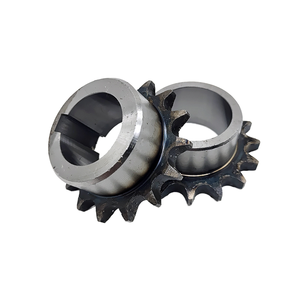 Uxcell Piñón de Cadena de Rodillos ISO/DIN 06B-1 Tipo B Modelo 6 Puntas 12A Paso 3/8 Monohilo Endurecido 40-45 HRC 18 Dientes OEM 1 - Product Image 1