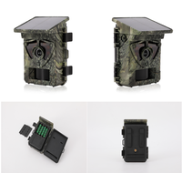 Nouveau Durable IR LED haute résolution étanche Vision nocturne IP67 caméra de sentier de la faune 60MP 4K caméras de chasse à énergie solaire