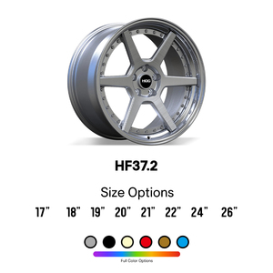 Nouvelles jantes forgées en alliage d'aluminium sur mesure, 2 pièces, 20-22 pouces, luxe, à déport profond, 6 branches, finition usinée argentée, pour voitures particulières, garantie 10 ans - Product Image 4