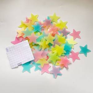 <span class=keywords><strong>Adesivi</strong></span> luminosi luminosi oscuri a stella vuota 3D per camera da soggiorno con decalcomania - Product Image 2