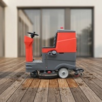 Autolaveuse électrique BOSHUO 580 mm pour les magasins de matériaux de construction et le nettoyage sanitaire