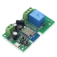 Module intelligent Tuya USB 7-32V 1 canal Jog Inching Auto-verrouillage WIFI Interrupteur intelligent sans fil pour la maison Contrôle à distance Fonctionne avec Alexa