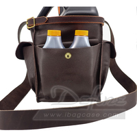 Sac fourre-tout en cuir personnalisé pour outils de tronçonneuse Sac à outils pour accessoires de tronçonneuse