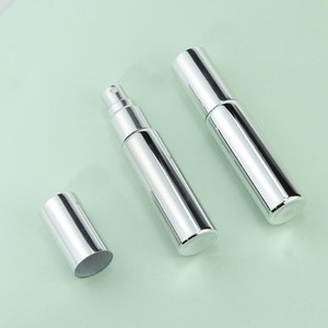 Small Portable Fancy Refill Perfume <b>Empty</b> Atomizer <b>Spray</b> Glass <b>Bottle</b> 10ml Gold Silver Black Silk Screen Printed Perfume <b>Bottle</b> - Product Image 3