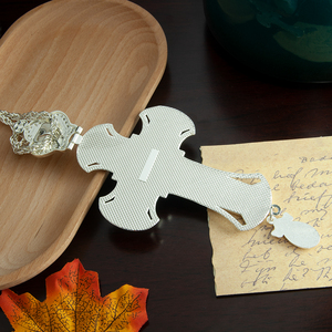 HT Grande Taille Église Orthodoxe Croix Collier Or Mode Or Argent Plaqué Résine Jésus Crucifix Prêtre Orthodoxe pour la Prière - Product Image 6