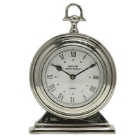 Reloj superventas de aluminio para decoración del hogar, reloj de mesa antiguo, buena calidad superior, venta directa de fábrica