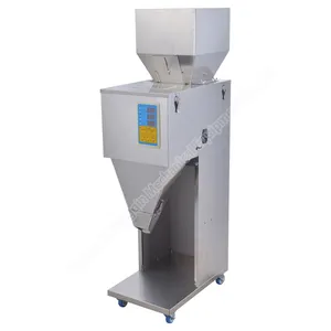 coffee bean weight dry semi-automatic particle powder filling machine