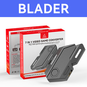 Accesorios para juegos Herramientas de soporte Consola de juegos Convertidor de videojuegos con cable 125HZ AX130 Blader Adaptador de teclado y ratón - Product Image 2