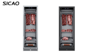 Vitrine Réfrigérée Commerciale pour Maturation à Sec des Steaks DA400S 380L en Acier Inoxydable 304, Refroidissement par Compresseur et Ventilateur, 1-22°C, Humidité 50-80%