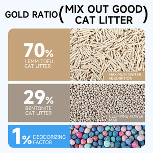 Lettiera per Gatti Personalizzata OEM con Rilevamento del pH, Pellet Beige Deodoranti a Carbone Attivo che Cambiano Colore, Lettiera in Tofu per Animali Domestici - Product Image 6
