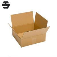 Cajas de Cartón Corrugado de Papel Kraft Reciclado con Forma Rectangular Portátiles con Logotipo Personalizado, Embalaje Ecológico para Envíos