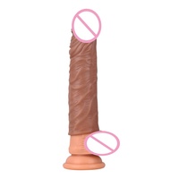 Manchon de pénis réaliste réutilisable en matière chair, extenseur de pénis, amplificateur de dildo, manchons pour hommes