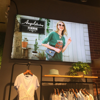 Papan Tanda LED Toko Ritel, Billboard Bingkai Aluminium 98mm, Sistem Display Kain LED Backlit Tunggal, Grosir