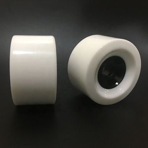 <span class=keywords><strong>Ruedas</strong></span> de <span class=keywords><strong>Longboard</strong></span> <span class=keywords><strong>grandes</strong></span> de alto rebote personalizadas de fábrica 83mm 90mm 97mm 83mm X 52mm 76A a 83A Dureza 83mm Rueda de monopatín - Product Image 4