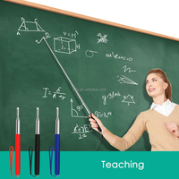 Pointeau de présentation rétractable pour tableau blanc avec cordon et stylos en feutre supplémentaires pour enseignants et conférenciers, conception extensible