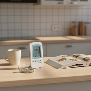 CHINCAN SH-122 <strong>Digital</strong> <strong>Thermometer</strong> (INDOOR OUTDOOR THERMO HYGROMETER WITH CLOCK WEATHER <strong>Temperature</strong> Humidity <strong>Alarm</strong>) - Product Image 3