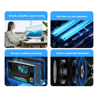Wholesale OEM Gaming All-in-One PC Desktop Kit Intel I3/I5/I7 24-Inch Monitor M.2 SSD 512GB RGB Lighting Windows 10/11