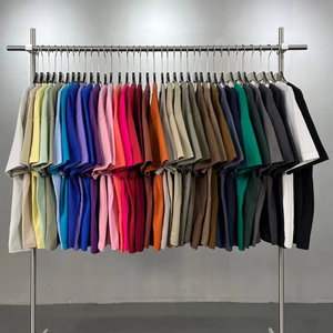 T-shirt court tricoté basique pour homme, style urbain, imprimé, coupe oversize, col rond, 100% coton, décontracté, anti-plis, manches courtes - Product Image 3
