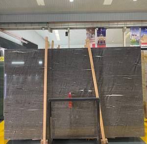 Dalles en pierre de quartzite grise de luxe modernes polies imperméables pour comptoirs intérieurs Panneaux muraux Taille personnalisable pour hôtel - Product Image 5