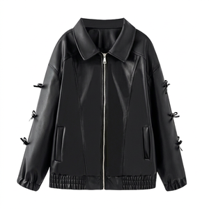 Vestes en cuir pour femmes du Pakistan, vestes en cuir pour femmes de haute qualité, mode féminine, vestes en cuir de mouton véritable, taille personnalisée - Product Image 1