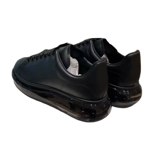 Zapatos Blancos de Moda para Primavera y Otoño, Nuevos con Suela Gruesa Tipo Muffin, Forro de Cuero, Zapatillas Casuales de Diseñador para Hombre - Product Image 2