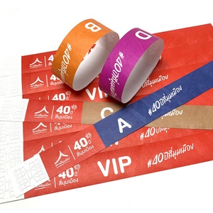 Pulsera de Papel Desechable Impermeable, Color y Logotipo Personalizados, Estilo Religioso Promocional, Banda de Identificación, Impresión Digital, Regalos Novedosos - Product Image 5