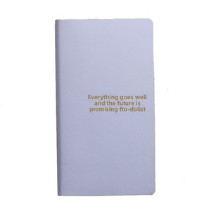 Libreta de agenda diaria A6 personalizada con logotipo imprimible, de piel sintética, portátil, pequeña, para planificación diaria, para negocios. - Product Image 1