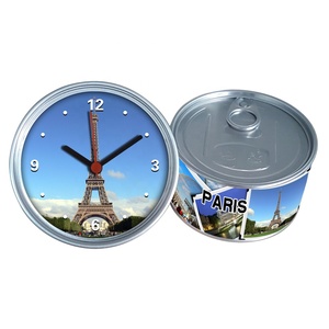 حار بيع المنتجات معدن القصدير يمكن على مدار الساعة مع المغناطيس على ظهره تخصيص للترويج أو على مدار الساعة من القصدير يمكن على مدار الساعة مع المغناطيس على ظهره أو على مدار الساعة من أجل الترويجية أو - Product Image 3