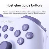Control Inalámbrico para Juegos Shanwan Q34 Pro con Joystick Hall Trigger para Switch/PC/iOS/PS4/Android, Gamepad con Doble Motor de Vibración