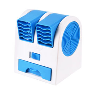 Mini Aire Acondicionado USB Portátil, Ventilador Personal con Doble Salida de Aire, Enfriador de Aire de Escritorio para Verano - Product Image 5