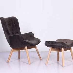 High Quality Living Room Furniture Leisure <strong>Patchwork</strong> Nordic Fabric Recliner Lounge Living Room <strong>Chairs</strong> - Product Image 6