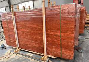 Scale e Gradini in <span class=keywords><strong>Travertino</strong></span> Rosso Naturale Esotico per Decorazioni Interne - Product Image 5