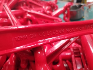 Châu Âu Loại EN12195-3 G80 Ratchet Loadbinder Với Mắt Lấy Móc Và Lashing Chuỗi - Product Image 4