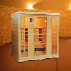 2 kişi uzak kızılötesi Sauna odası kuru Sauna odası