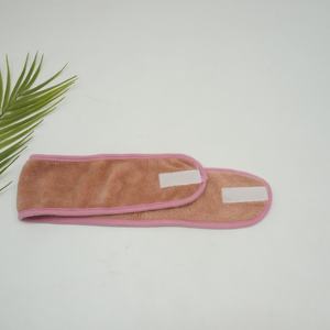 Bandeau facial jetable pour femme, <span class=keywords><strong>serviette</strong></span> de bain, bandeau extensible, bleu - Product Image 5