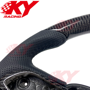 Volant de voiture sport en fibre de carbone personnalisé pour Jeep Grand Cherokee 2014-2020 SRT, Wrangler JK JL, Dodge Challenger - Product Image 2
