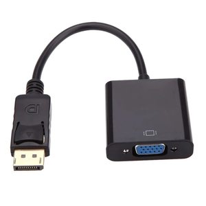 SYONG <span class=keywords><strong>DisplayPort</strong></span> DP macho <span class=keywords><strong>a</strong></span> <span class=keywords><strong>VGA</strong></span> hembra Adaptador convertidor Cable 1080p Full HD para ordenador Monitor proyector escritorio portátil HDTV - Product Image 1